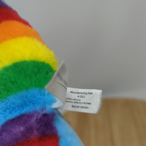 SeaWorld Parks Rainbow Dolphin Plush 17" - Picture 4 of 10